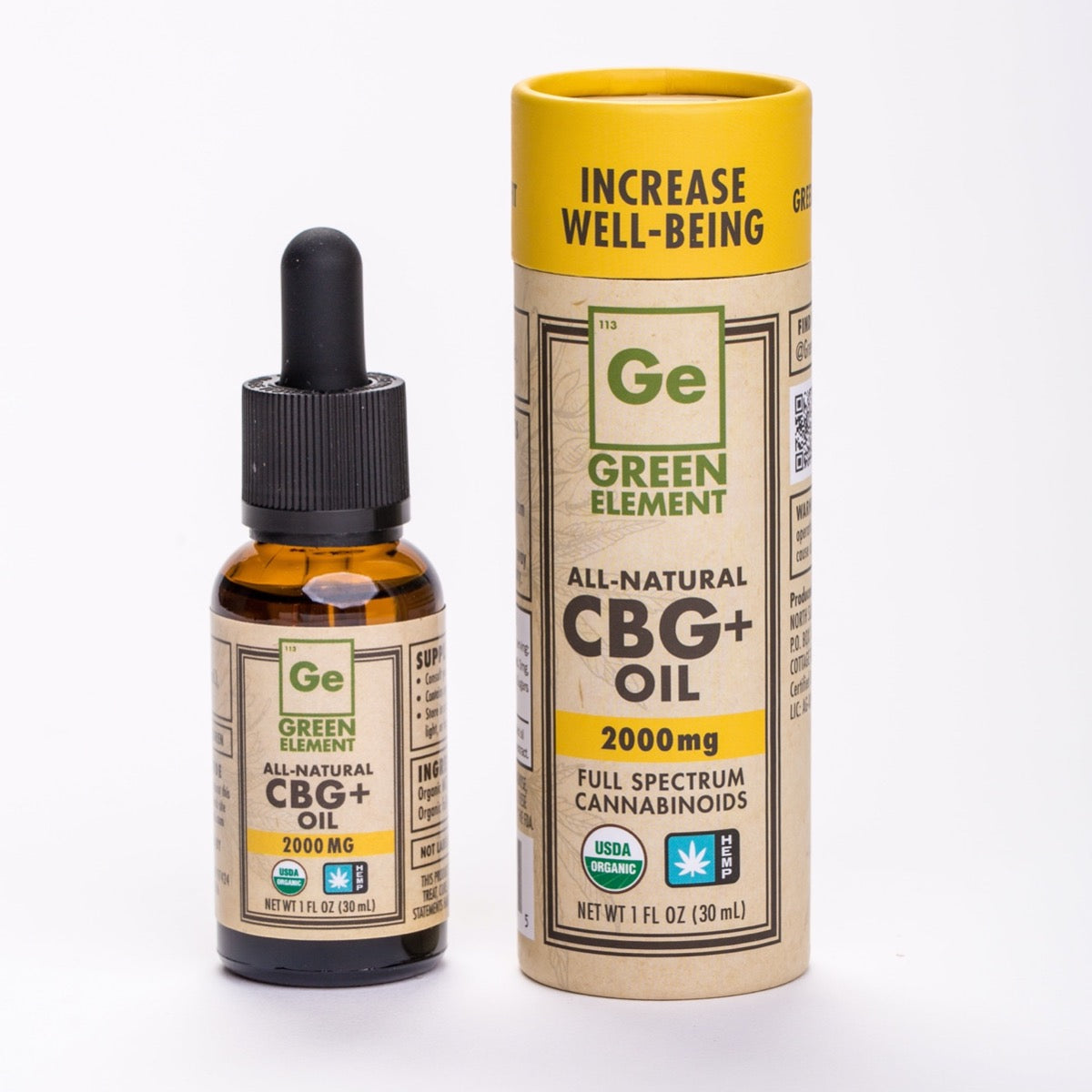 Organic CBG+ Oil - 2000mg
